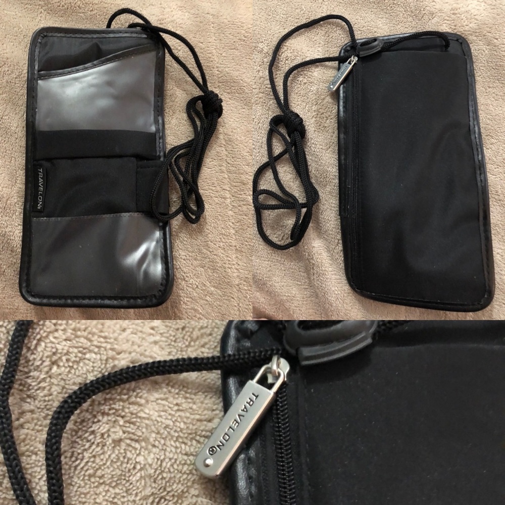 🥰 4/$25 - Travelon Passport/ID Lanyard